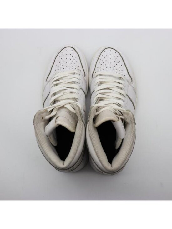 Nike Air Jordan 1 Retro High OG White Men\'s Size 10.5 Sneakers 555088-100
